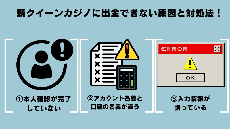 新クイーンカジノ　出金