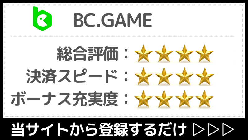 仮想通貨カジノ BC.Game