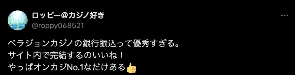 ベラジョン評判口コミ 入出金2