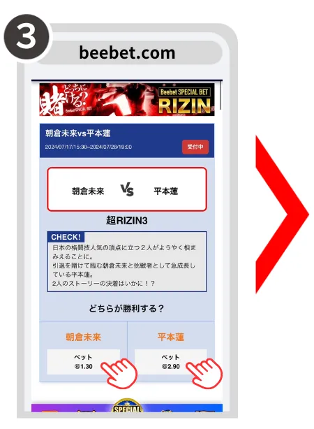ビーベット RIZIN6