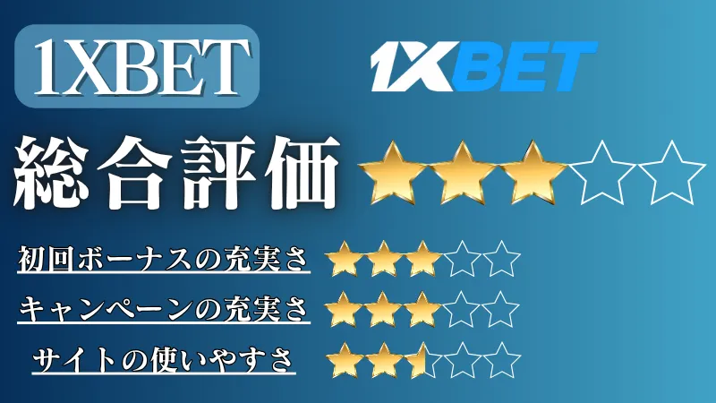 オンラインカジノ おすすめ 1XBET(ワンバイベット)